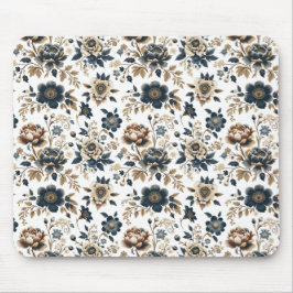Royal Vintag Floral Pattern Mousepad