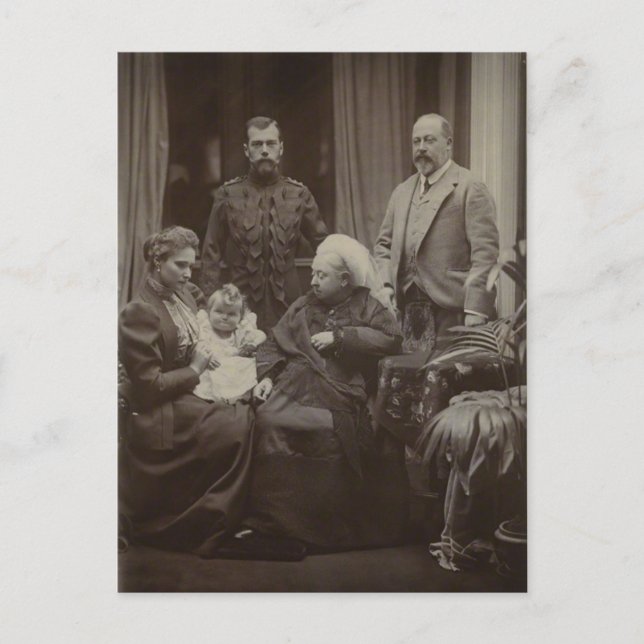 ROYAL VISIT TSAR, TSARINA bis Königin Victoria #30 Postkarte (Vorderseite)