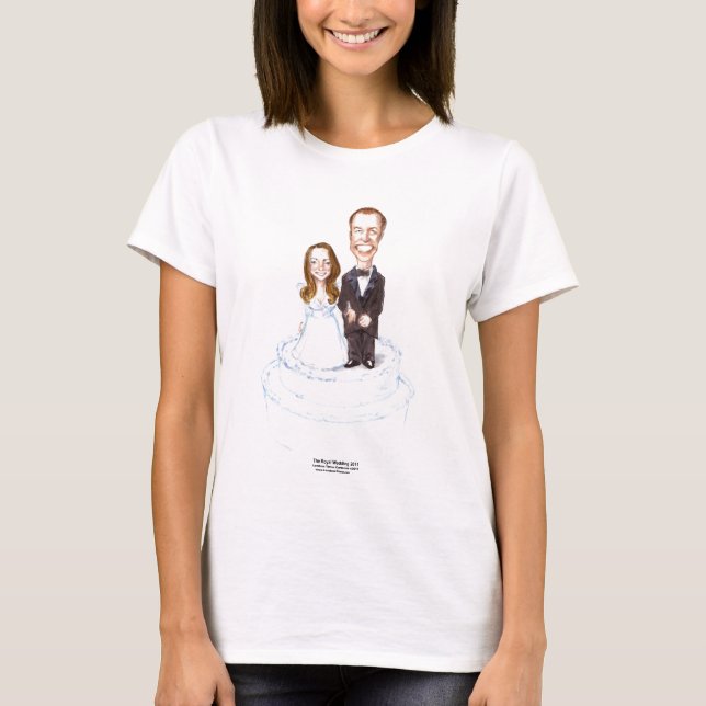 Royal Wedding Catherine & William schenkt T-Shirts (Vorderseite)