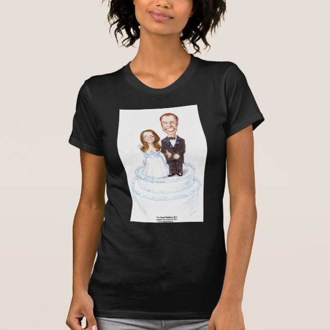 Royal Wedding Catherine & William schenkt T-Shirts (Vorderseite)