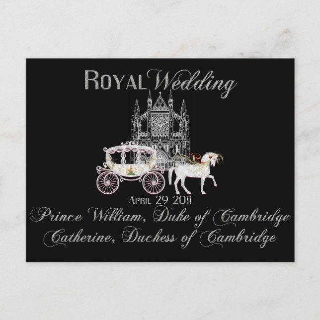 Royal Wedding Collectious Postcard Postkarte (Vorderseite)