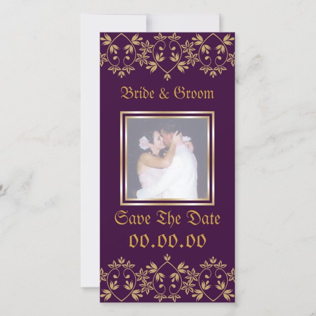 Royal Wedding Foto Cards Save The Date (Vorderseite)