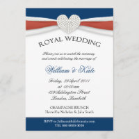 Royal Wedding House Party Einladungen