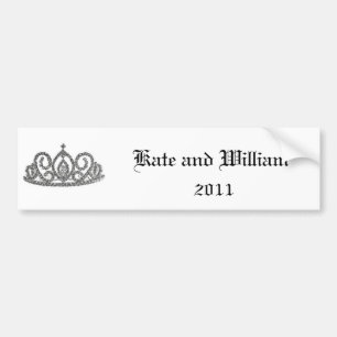 Royal Wedding/Kate & William Autoaufkleber