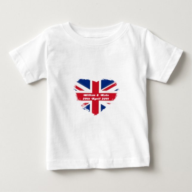 Royal Wedding - Kate & William Baby T-shirt (Vorderseite)