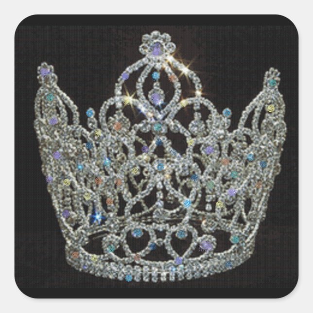 Royal Wedding/Kate & William Quadratischer Aufkleber (Vorderseite)