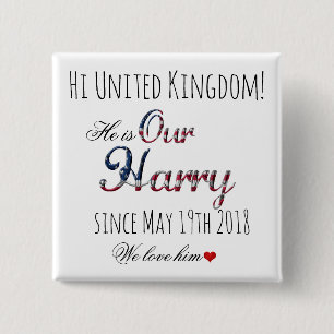 Royal Wedding Meghan Markle Prince Harry 19. Mai Button