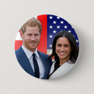 Royal Wedding Prince Harry und Meghan Markle Button