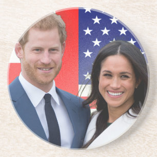 Royal Wedding Prince Harry und Meghan Markle Getränkeuntersetzer