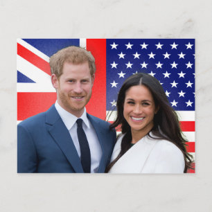 Royal Wedding Prince Harry und Meghan Markle Postkarte