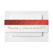 Royal Wedding Red Shiny Bly Band