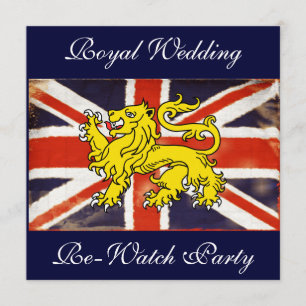 Royal Wedding ReWatch Party Einladung