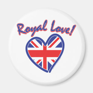 Royal Wedding, Royal Liebe, Union Jack Heart Magnet