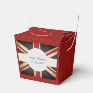 Royal Wedding Union Jack Favor Box Geschenkschachtel