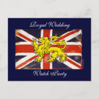 Royal Wedding Watch Party Postcard