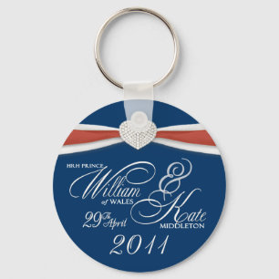 Royal Wedding - William & Kate Key Rings Schlüsselanhänger