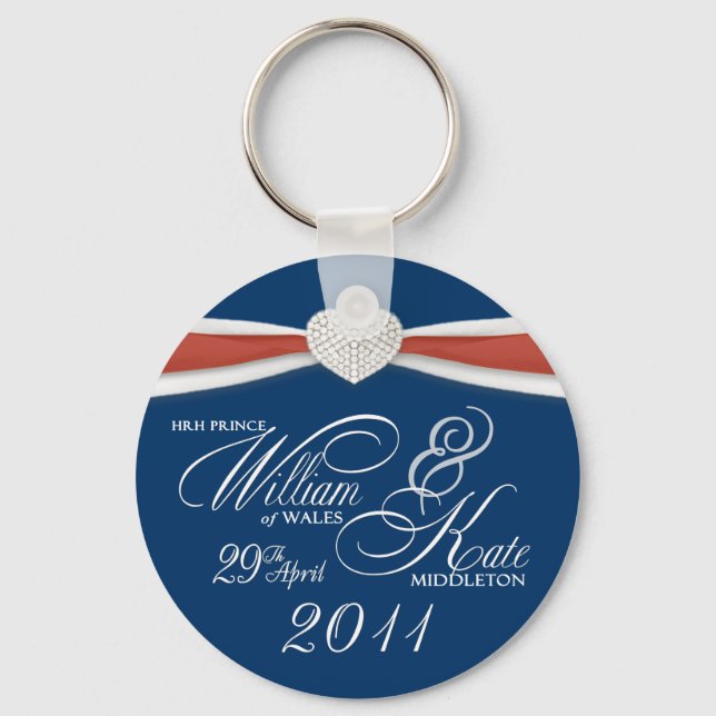 Royal Wedding - William & Kate Key Rings Schlüsselanhänger (Vorderseite)