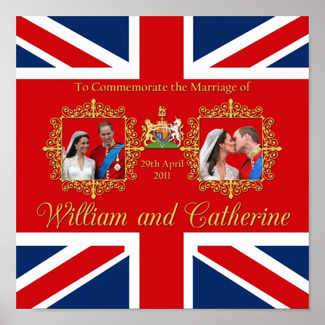 Royal Wedding - William und Kate Poster (Vorne)