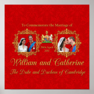Royal Wedding - William und Kate Poster
