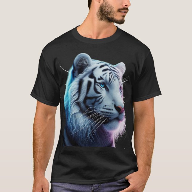 Royal White Tiger T-Shirt (Vorderseite)