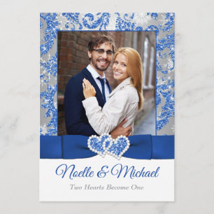 Royal Winter Wonderland Joted Hearts FOTO Einladun Einladung