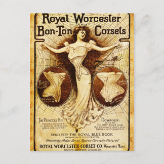 Royal Worcester Korsetts Postkarte
