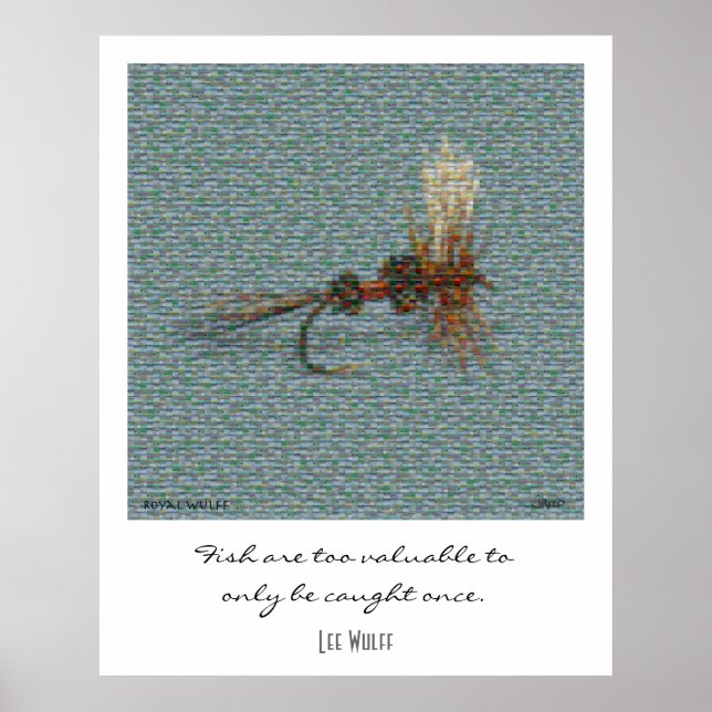 Royal Wulff Montage Poster (Vorne)