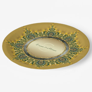 Royale Tribe Geo-Mandala Wedding Pappteller