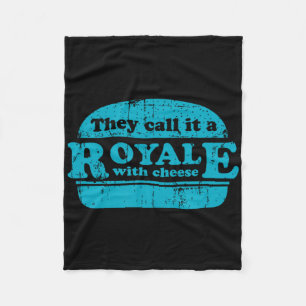 Royale With Cheese Burger Liebhaber  Fleecedecke