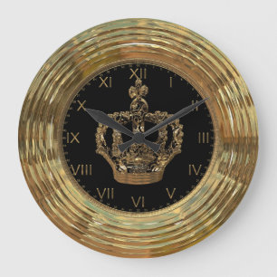 Royalee Boleyn Zeit-Stück Große Wanduhr