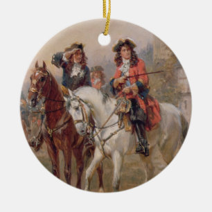 Royalists (Öl auf Platte) (Paare von 124465) Keramikornament