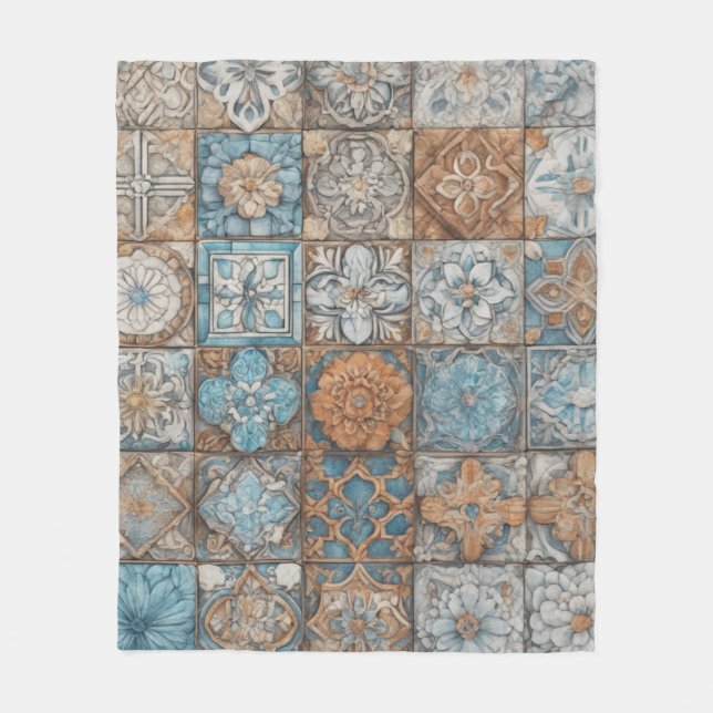 Royals Art Muster Fleecedecke (Vorderseite)