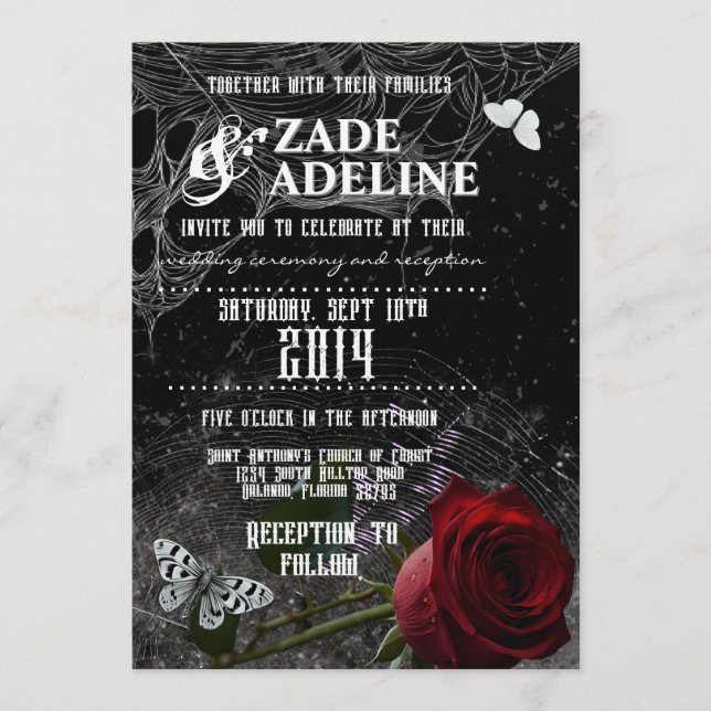 Royalty Info Einladung (Vorderseite)