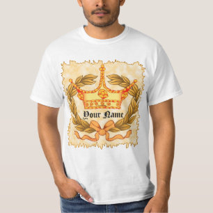 Royalty King Crown Vater T-Shirt