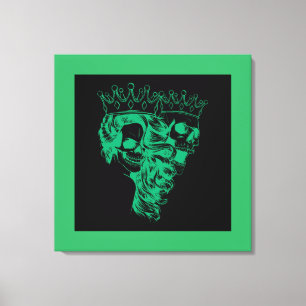 Royalty Made King & Queen Stretched Canvas Print Leinwanddruck