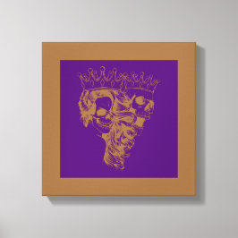 Royalty Made King & Queen Stretched Canvas Print Leinwanddruck