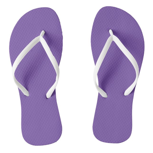 Royalviolett Flip Flops (Fußbett)