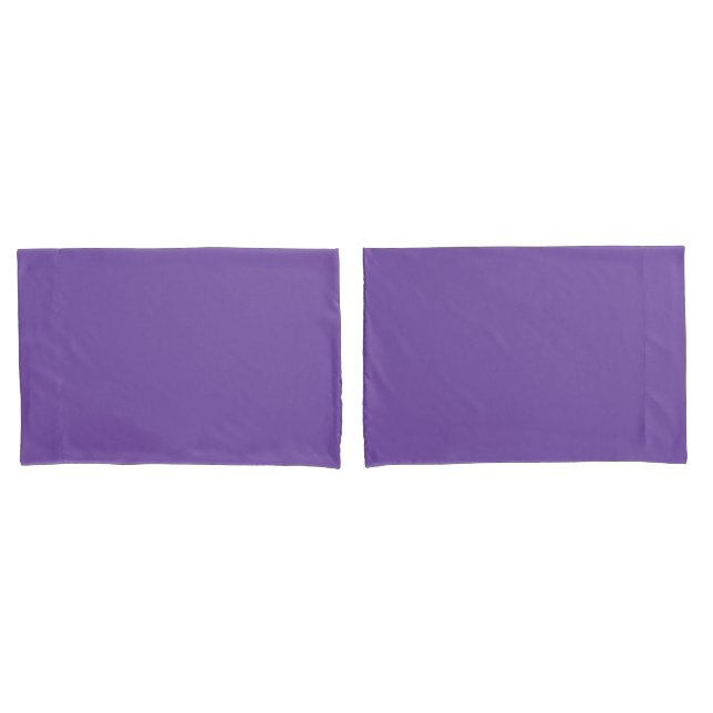Royalviolett Kissenbezug (Vorderseite-Set)