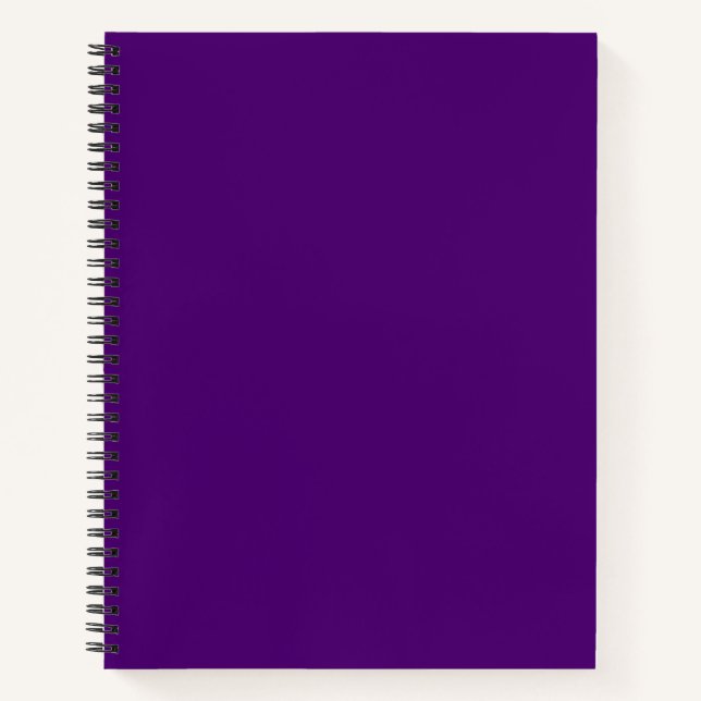 Royalviolett Notizbuch (Vorderseite)