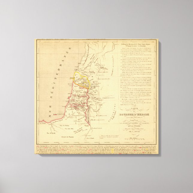Royaume d'Herode Leinwanddruck (Vorderseite)