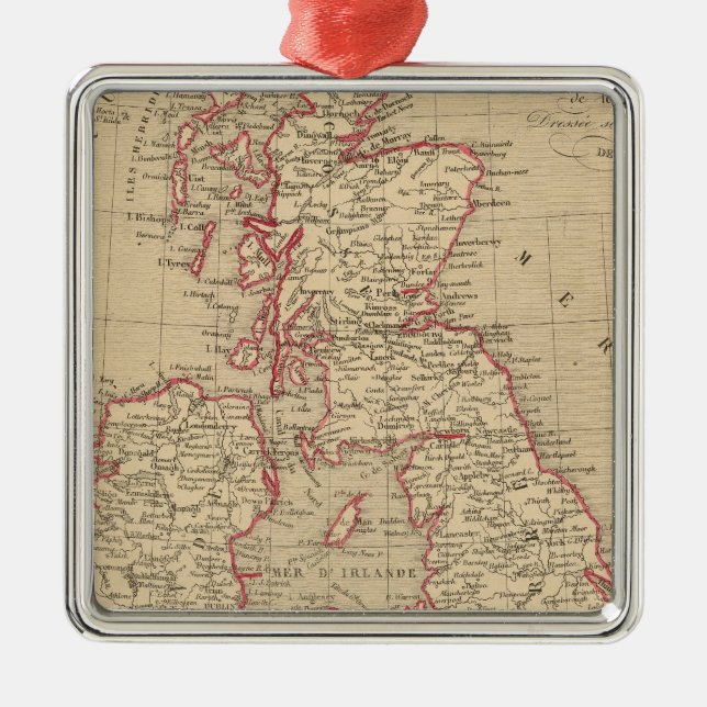 Royaume Uni, Angleterre, Ecosse Silbernes Ornament (Vorne)