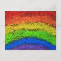 ROYGBIV Grunge Regenbogen Sidewalk Khalk