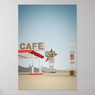 Roy's Cafe Garage Poster
