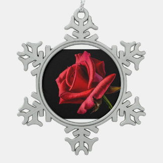 Roz Dijain Schneeflocken Zinn-Ornament