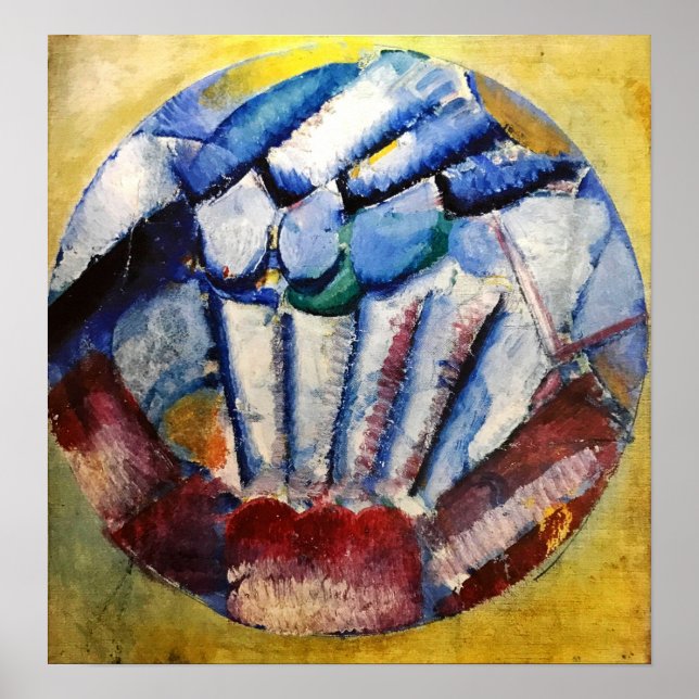 Rozanova - Farbzusammensetzung 1914 Poster (Vorne)