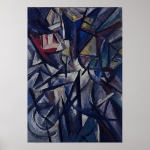 Rozanova - Landschaftsfuturkomposition 1913 Poster