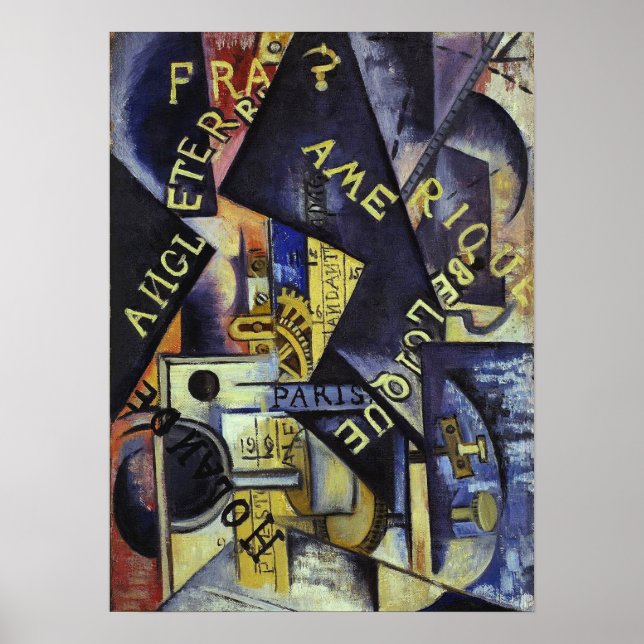 Rozanova - Metronom 1915 Poster (Vorne)