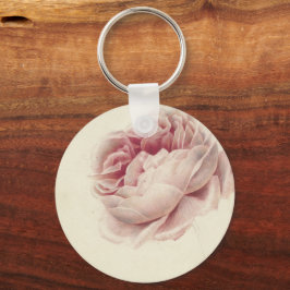 Roze Roos (1792) - Zeitlose Vintage botanische Kun Schlüsselanhänger