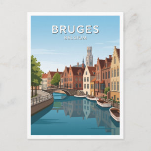 Rozenhoedkaai Brügge Belgien Postkarte