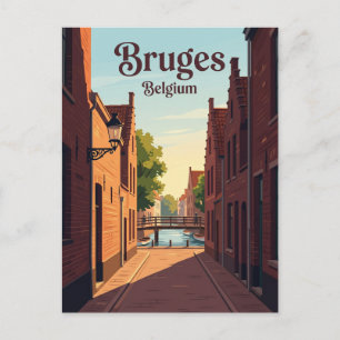 Rozenhoedkaai Gasse Belgien Postkarte